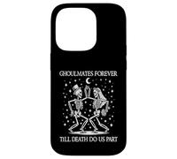 Carcasa para iPhone 14 Pro Till Death Do Us Part Esqueleto Novia Novio Pareja Coincidencia