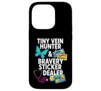 Carcasa para iPhone 14 Pro Tiny Vein Hunter Bravery Sticker Dealer Pediatric Nurse