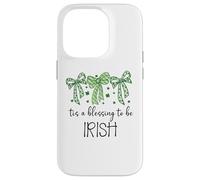 Carcasa para iPhone 14 Pro Tis a Blessing to be Irish Blessings St Patricks Lucky Women