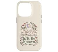 Carcasa para iPhone 14 Pro To Be Loved Is To Be Known Retro Vintage Love Cita 1
