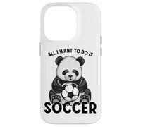 Carcasa para iPhone 14 Pro Todo lo Que Quiero Hacer en Panda Soccer es Cute Bear Player