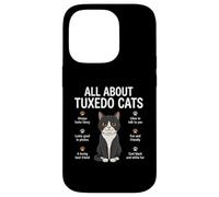 Carcasa para iPhone 14 Pro Todo sobre Tuxedo Cats Funny Cat Lover Dueños de Mascotas