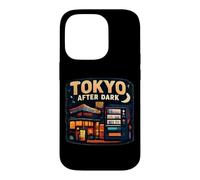 Carcasa para iPhone 14 Pro Tokyo After Dark Vinyl Running Coffee Japonés Music Lover