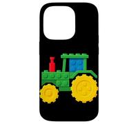 Carcasa para iPhone 14 Pro Tractor Master Builder Bloque Construcción de Ladrillos
