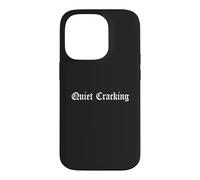Carcasa para iPhone 14 Pro Tranquilo Cracking Despacho de Oficina Gen Z Empleado Trabajo de Trabajo