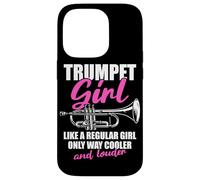 Carcasa para iPhone 14 Pro Trumpet Girl Trompetista Trompeta Trompeta