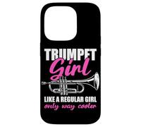 Carcasa para iPhone 14 Pro Trumpet Girl Trompetista Trompeta Trompeta