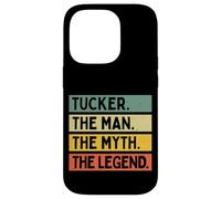 Carcasa para iPhone 14 Pro Tucker The Man The Myth The Legend - Cita Personalizada Divertida