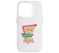 Carcasa para iPhone 14 Pro Tucumcari Nuevo México NM Retro Vintage Medio Siglo Moderno