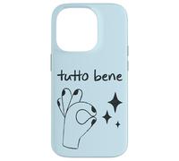 Carcasa para iPhone 14 Pro Tutto Bene - Cita del Gesto de la Mano Italiana Italia