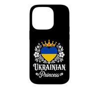 Carcasa para iPhone 14 Pro Ukrainian Princess Ukraine Flag Proud Ukrainian Girl