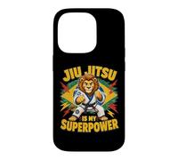 Carcasa para iPhone 14 Pro Un León Gracioso Practicando Grappling: «el Jiu-Jitsu Es Mi