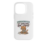 Carcasa para iPhone 14 Pro Undiagnosed But Something Ain't Right Grumpy Funny Cat