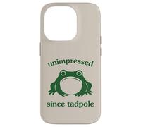 Carcasa para iPhone 14 Pro Unimpressed Since Tadpole Funny Frog Silly Graphic