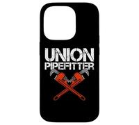 Carcasa para iPhone 14 Pro Union Pipefitter Plomero Plomería Journeyman Steamfitter