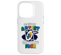 Carcasa para iPhone 14 Pro Uno - No Soy un Artista Pero Puedo Dibujar Cuatro