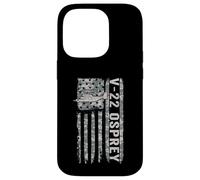 Carcasa para iPhone 14 Pro V-22 Osprey Bandera Americana Helicóptero Militar Camo V22