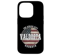 Carcasa para iPhone 14 Pro Valdosta Georgia, Bandera Americana Vintage
