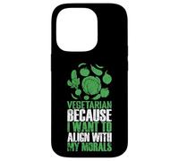 Carcasa para iPhone 14 Pro Vegetariano Alinear con Mi Moral Estilo De Vida Verde