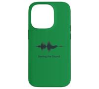 Carcasa para iPhone 14 Pro Ver la frecuencia de la Forma de Onda del Audio del pájaro sonoro
