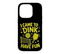Carcasa para iPhone 14 Pro Vine A Dink Y Me Divierto Pickleball Paddle Sports