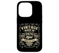 Carcasa para iPhone 14 Pro Vintage 1976 Made Or Born In 1976 Original Parts Birthday