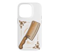 Carcasa para iPhone 14 Pro Vintage Butcher Cleaver Meat Cutter Retro Shop