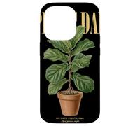 Carcasa para iPhone 14 Pro Vintage Fiddle-Leaf Higuera Planta Papá Naturaleza Flora Jardinero