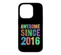 Carcasa para iPhone 14 Pro Vintage Impresionante Desde 2016 10th Birthday Boy Girl My Décimo