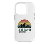 Carcasa para iPhone 14 Pro Vintage Mountains Hiking Camping Lake Tahoe California