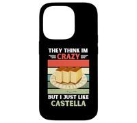 Carcasa para iPhone 14 Pro Vintage Piensan Que Estoy Loco Pero Me Gusta Castella Lover