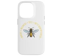 Carcasa para iPhone 14 Pro Vintage Retro Save The Bees Honeybee Bee Kind to Everyone