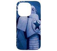 Carcasa para iPhone 14 Pro Vintage soviético URSS CCCP Rusia, Retro Robot Aquarell Gift