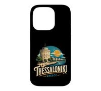 Carcasa para iPhone 14 Pro Vintage Thessaloniki Grecia Travel Souvenir Landmark Gift