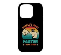 Carcasa para iPhone 14 Pro Vintage World'S Best Farter I Mean Father Best Cat Dad Ever