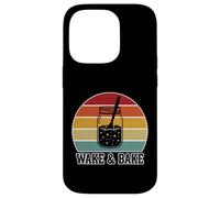 Carcasa para iPhone 14 Pro Wake and Bake - Divertido diseño de panadería Retro para Hornear Masa Madre