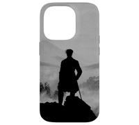 Carcasa para iPhone 14 Pro Wanderer Above Sea of Fog Friedrich Arte Minimalizado
