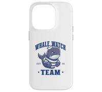 Carcasa para iPhone 14 Pro Whale Watch Team Watching Crew Sports Mascot Sailor