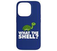 Carcasa para iPhone 14 Pro What The Shell Divertido Turtle Shell Yeah