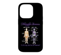 Carcasa para iPhone 14 Pro What You See What I Feel Skeleton Fibromyalgia Awareness