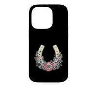Carcasa para iPhone 14 Pro Wild Horses Wildflowers Cowgirl Country Western Rodeos