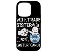 Carcasa para iPhone 14 Pro Will Trade Sister por Dulces de Pascua Lindo Huevo de Conejito