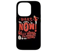 Carcasa para iPhone 14 Pro Willy Wonka and The Chocolate Factory I Want It Now