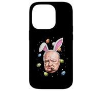 Carcasa para iPhone 14 Pro Winston Churchill - Huevos de Conejo británicos con Orejas de Conejo