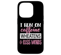 Carcasa para iPhone 14 Pro Womens Caffiene & Words Wheaten Terrier Dog Lover