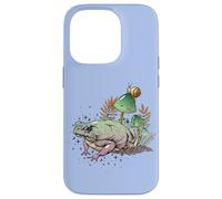 Carcasa para iPhone 14 Pro Womens Girls Cottagecore Magical Frog Toad Snail Goblincore