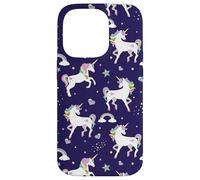 Carcasa para iPhone 14 Pro Womens Kids Girls Pretty Unicorn Pattern