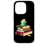 Carcasa para iPhone 14 Pro Womens Kids Girls Reading Books Happy Parakeet Lover