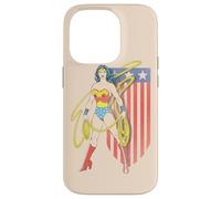 Carcasa para iPhone 14 Pro Wonder Woman USA Banner