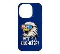Carcasa para iPhone 14 Pro WTF is a Kilometer 4th of July US Flag USA Eagle America